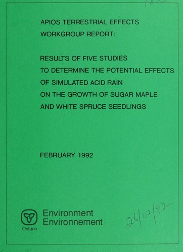 APIOS terrestrial effects workgroup report