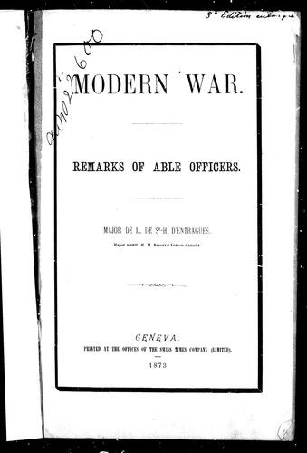 Modern war