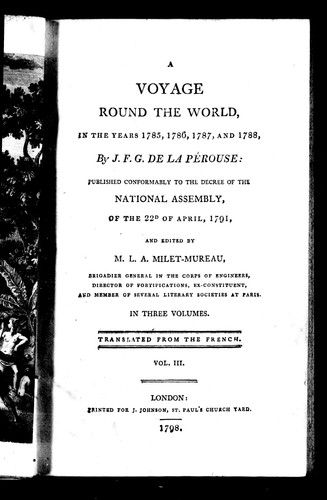 A voyage round the world in the years 1785, 1786, 1787 and 1788