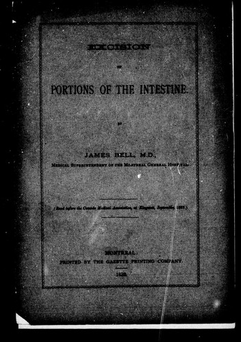 Excision of portions of the intestine