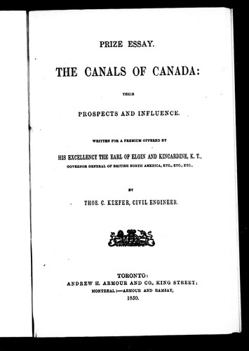 The canals of Canada