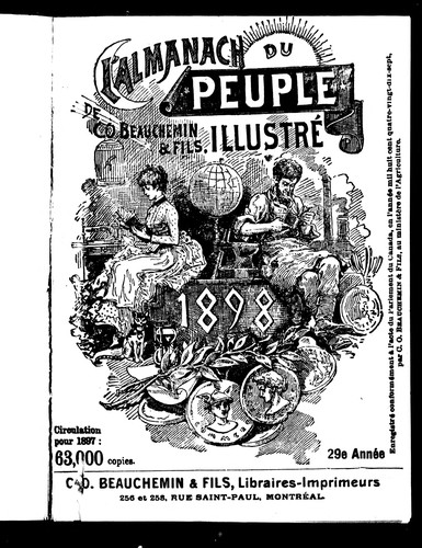 L'Almanach du peuple illustré de C.O. Beauchemin et fils, 1898