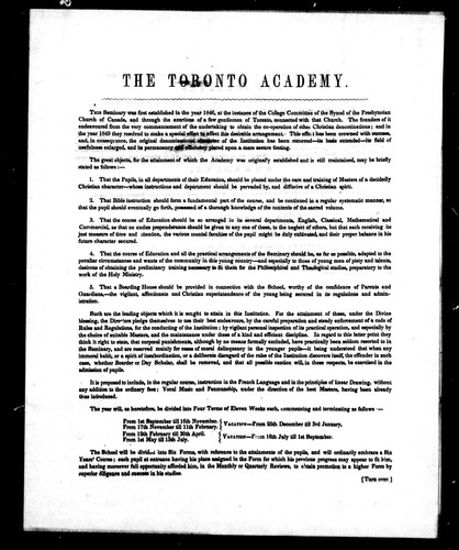 The Toronto Academy