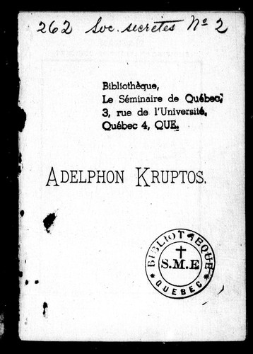 Adelphon Kruptos