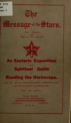The Message of the Stars