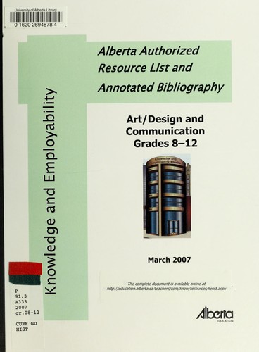 Art/Design and Communication Grades 8-12