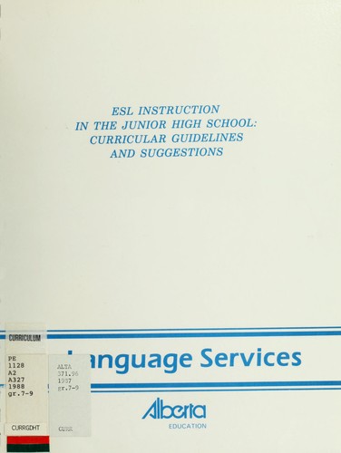 ESL instruction in the junior high school