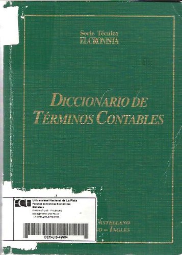 Diccionario de términos contables