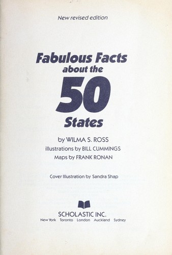 Fabulous Facts about Fifty States