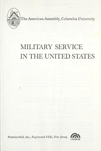 Military Service in the United States