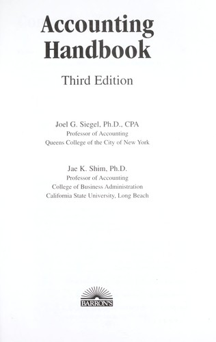Accounting Handbook