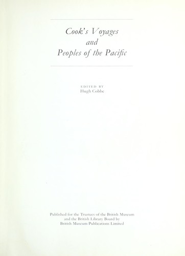 Cook's Voyages and Peoples of the Pacific