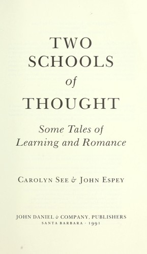 Two schools of thought