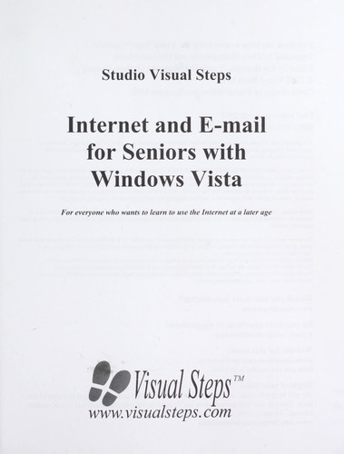 Internet and e-mail for seniors with Windows Vista: for everyone who wants to learn to use the Internet at a later age