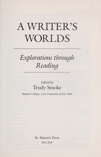 A Writer's Worlds
