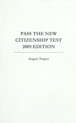 Pass the New Citizenship Test, 2009 Edition