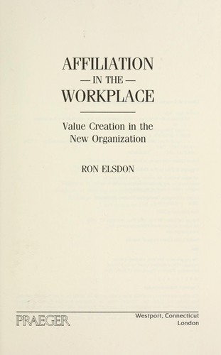 Affiliation in the workplace