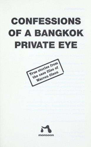 Confessions of a Bangkok private eye