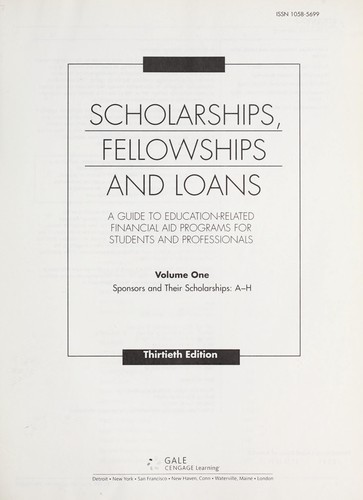 Scholarships, Fellowships, and Loans