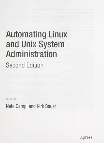 Automating Linux and UNIX System Administration