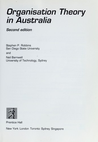 Organisational Theory Australia
