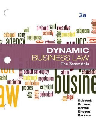 Business Law: The Essentials