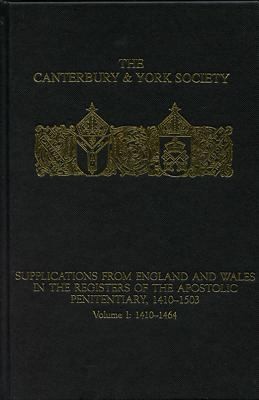 Supplications From England And Wales In The Registers Of The Apostolic Penitentiary 14101503