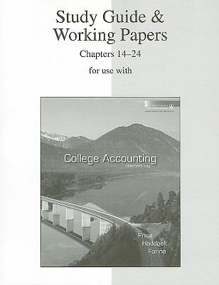 Study Guide  Working Papers for Use with College Accounting Chapters 1424
