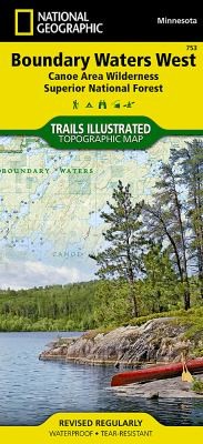 Boundary Waters Canoe Area Wilderness, Superior National Forest, Minnesota Trails Illustrated Map