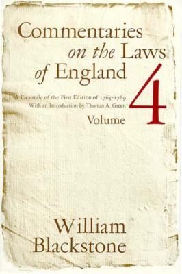 Commentaries On The Laws Of England