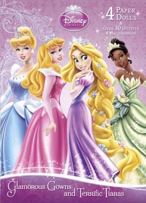 Glamorous Gowns And Terrific Tiaras Paper Doll Book