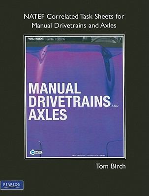 Manual Drivetrain and Axles Correlated Task Sheets