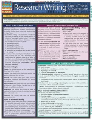 Research Writing Papers Theses And Dissertations