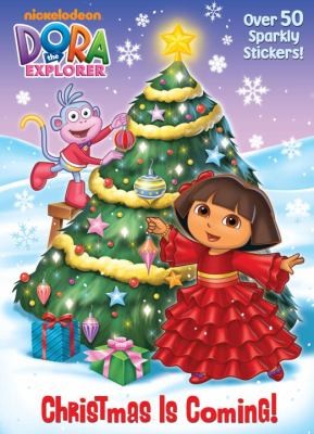 Christmas Is Coming Glitter Sticker Book