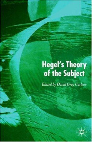 Hegel's Theory of the Subject