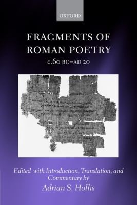 Fragments Of Roman Poetry C60 Bcad 20