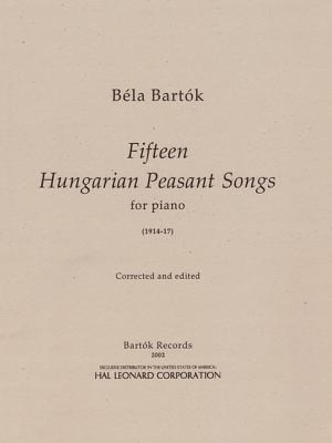 Fifteen Hungarian Peasant Songs For Piano 191417