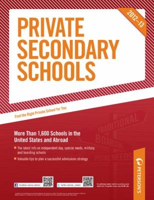 Petersons Private Secondary Schools 2012-13