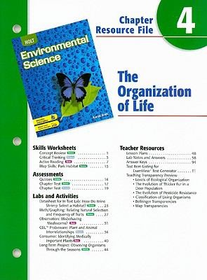 Holt Environmental Science Chapter 4 Resource File