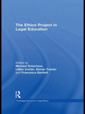 The Ethics Project In Legal Education