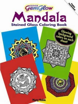 Mandalas Gemglow Stained Glass Coloring Book