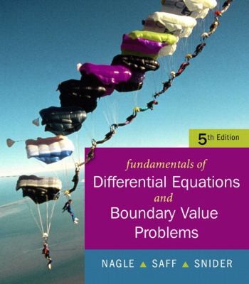 Student Solutions Manual Fundamentals of Differential Equations with Boundary Value Problems with IDE CD