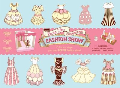 Rosie Flos Coloring Fashion Show
