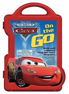 World of Cars: On the Go Book and Coloring Play Set with Magnets