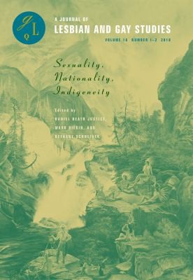 Sexuality Nationality Indigeneity