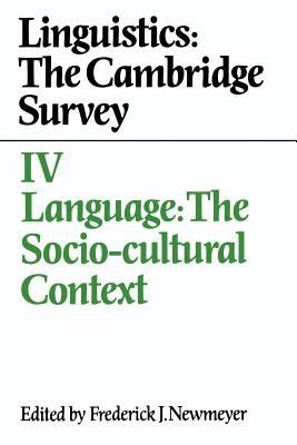 Language The Sociocultural Context