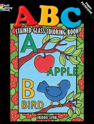 Abc Stained Glass Coloring Book