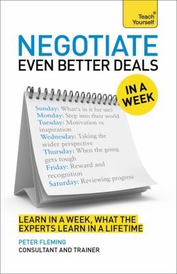 Negotiate Even Better Deals In A Week