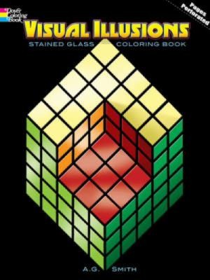 Visual Illusions Stained Glass Coloring Book
            
                Dover Coloring Book