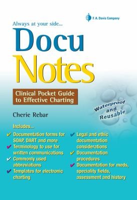 Docunotes Clinical Pocket Guide To Effective Charting